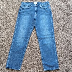 Frame Denim Le Nouveau Straight Rodeo Blue Size 28x27